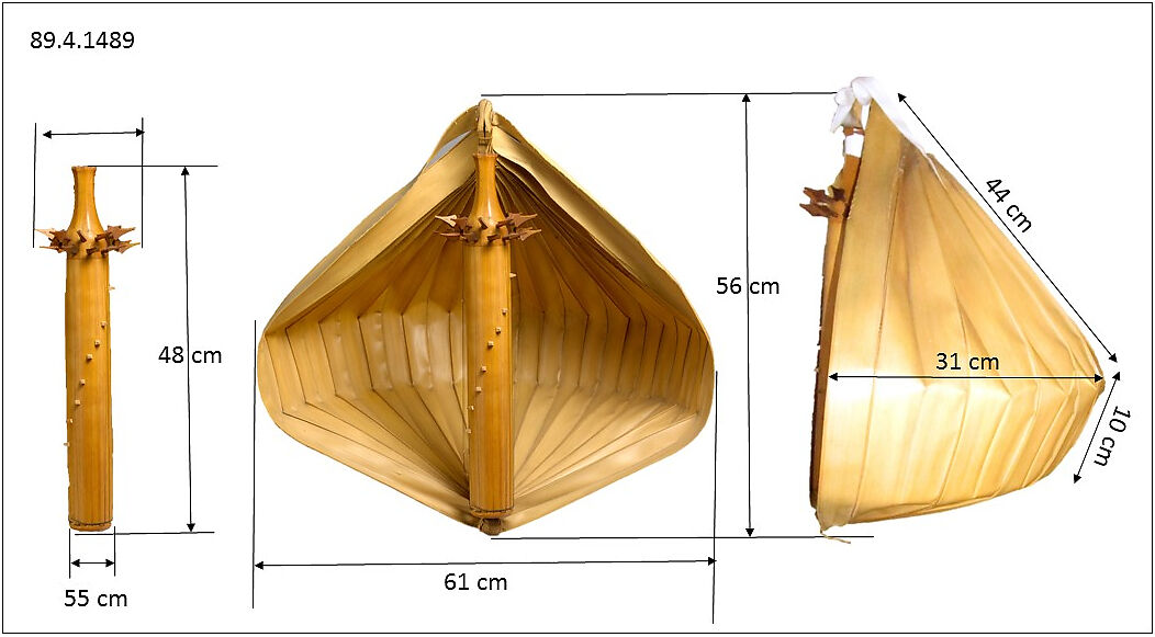 Sesando, Bamboo, teak wood, palm (Borassus flabellifera), wire, Javanese (Timorese)