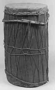 Drum, Wood, hide, African