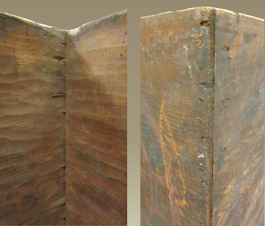 Menatse (Box drum), wood (red cedar?), iron nails, polychrome, Native American (Kwakiutl, Musqueam)