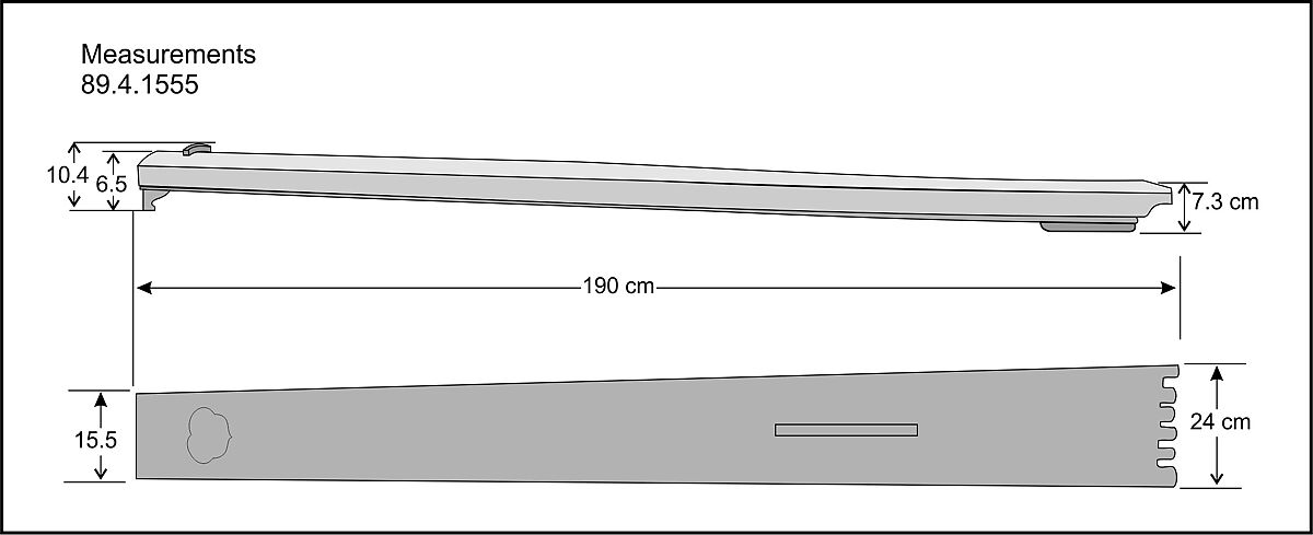 Wagon (和琴), Mizutani Kakumu (professional name: Fujiwara Mitsukazu or Kowa), Hinoki  (Japanese cypress), silk, cotton, metal, Japanese
