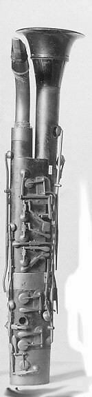 Bass Clarinet in C, Maple, rosewood, brass, Italian or German 