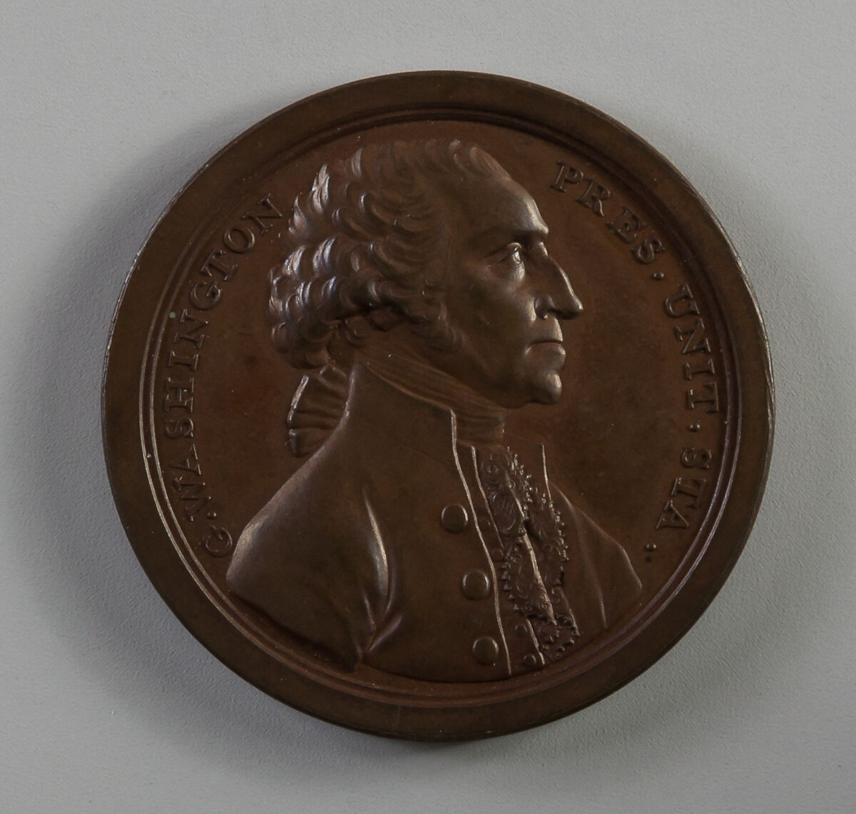 Medal Commemorating George Washington's Resignation of the Presidency, Bronze 
