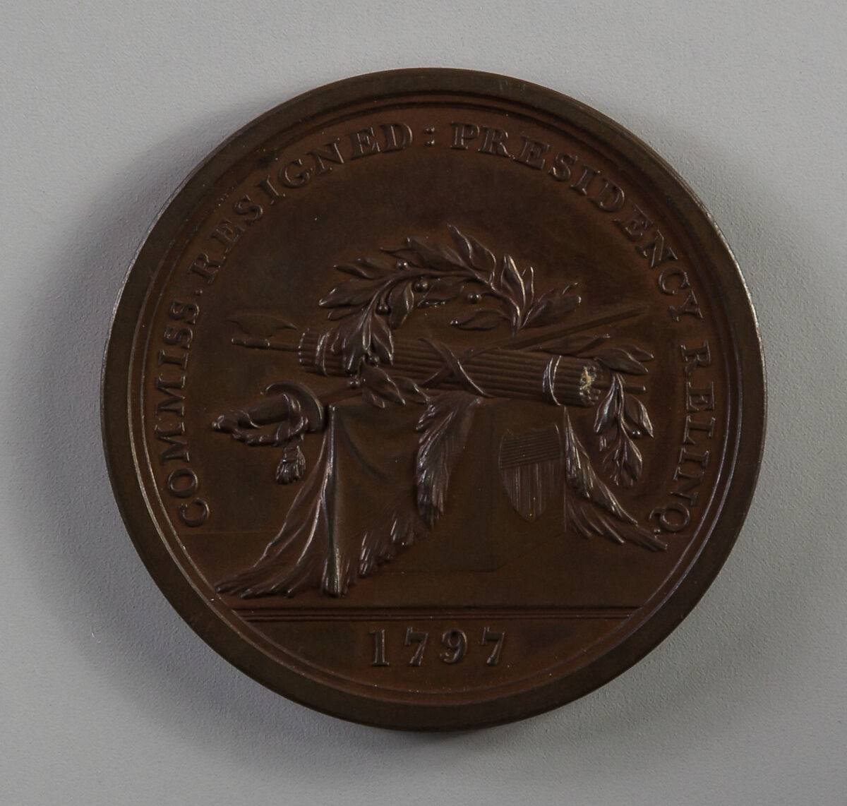 Medal Commemorating George Washington's Resignation of the Presidency, Bronze