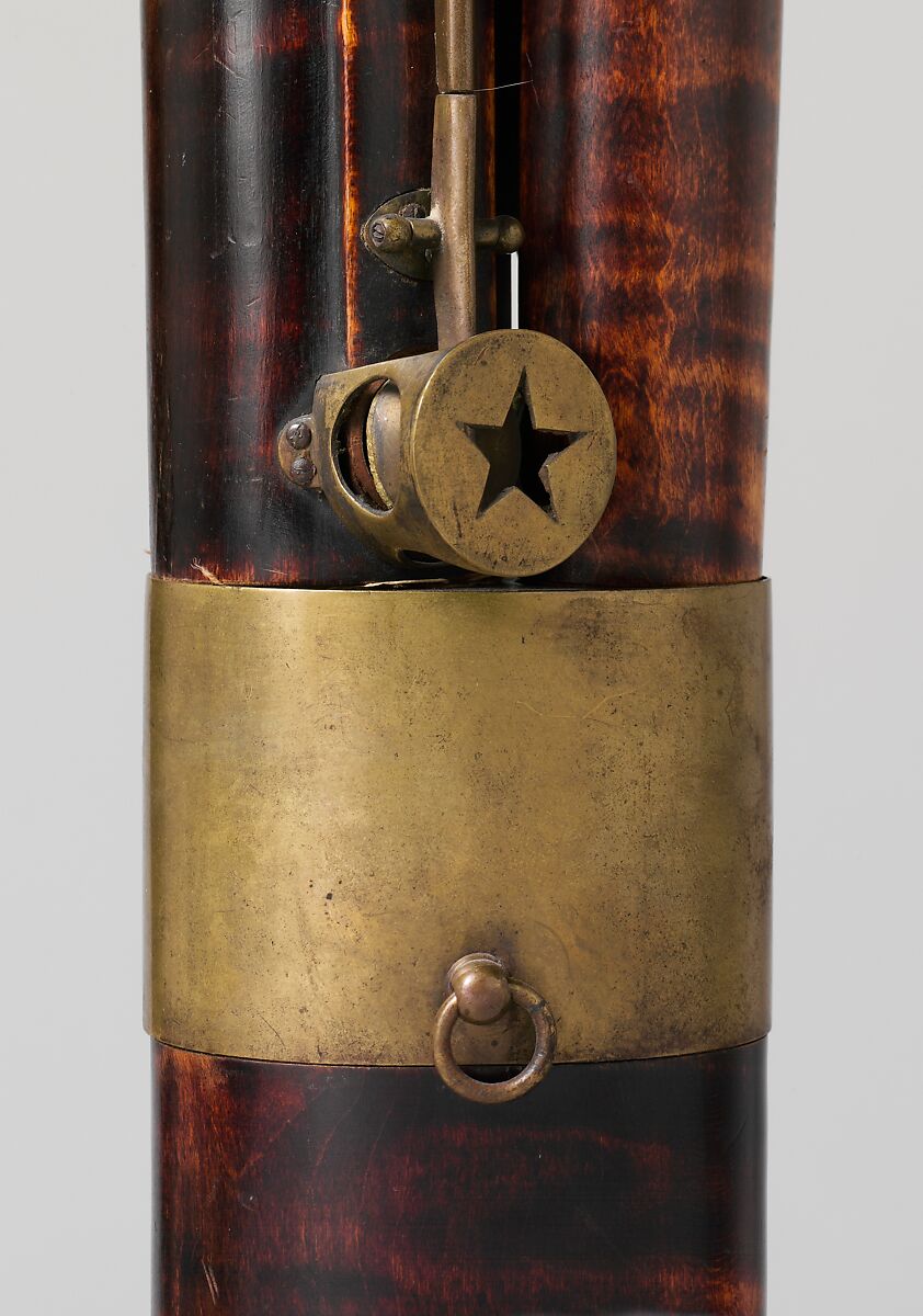 Half-Contra Bassoon, Galander (French, active 1834–1855), Maple, brass, French