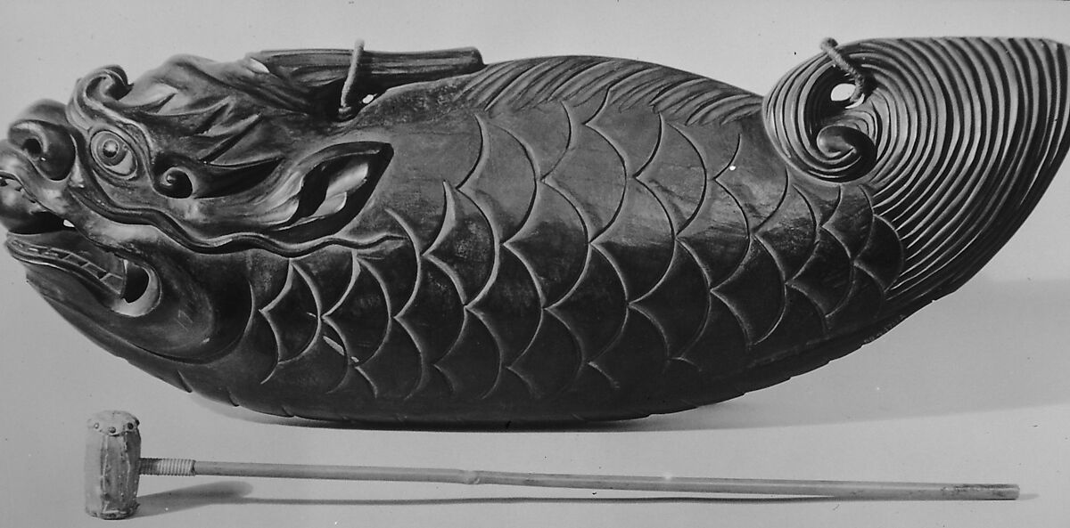 Mokugyo (木魚), Wood, Japanese