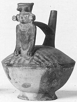 Whistling Jar, Pottery, paint, Peruvian