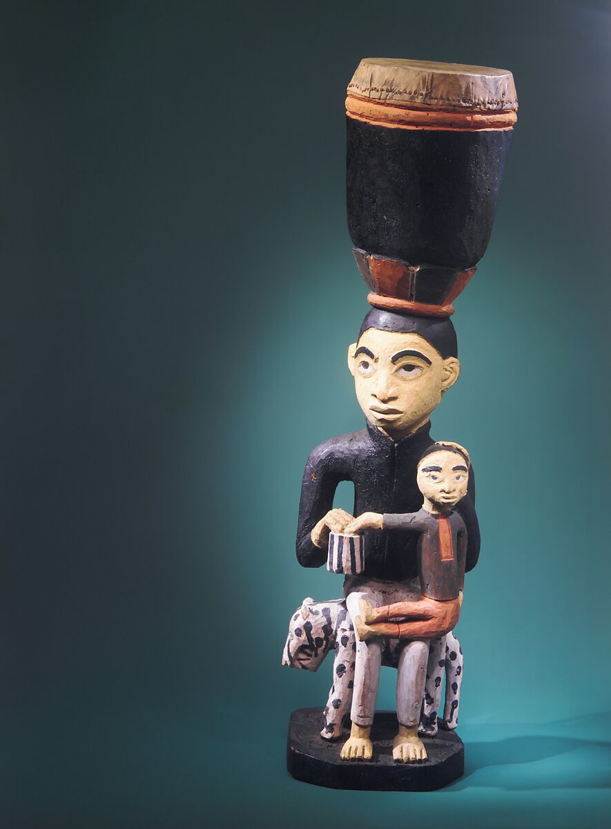 Ngoma (drum), Wood, fiber, glass, Vili or Yombe people