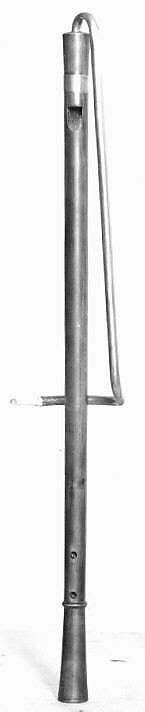 Bass Tabor Pipe, Wood, brass, bone, British or German 