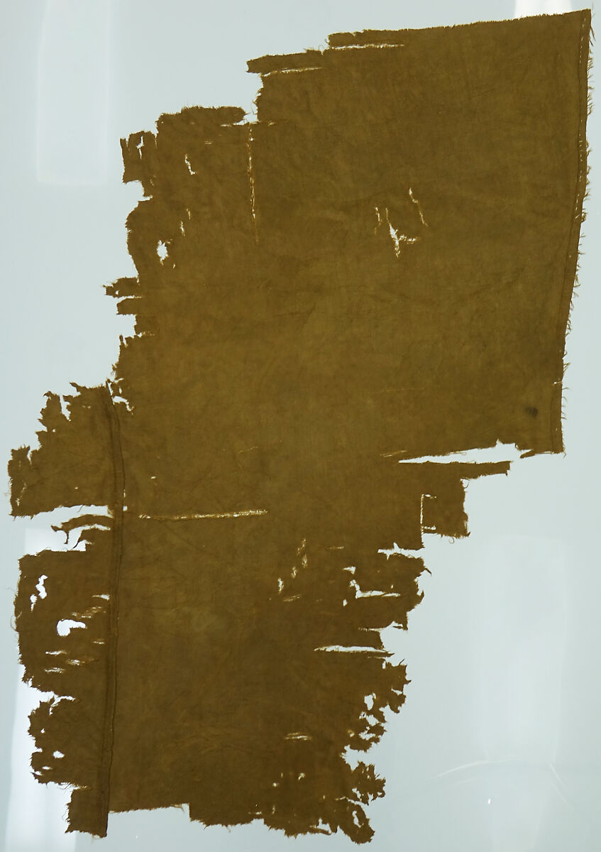 Textile fragment with birds and floral pattern, Silk twill damask, China