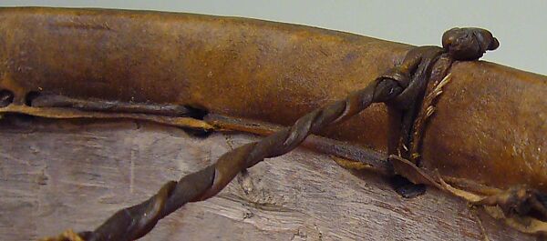 Frame Drum, Wood, skin, metal, Native American (Wasco, Tenino or Paiute)