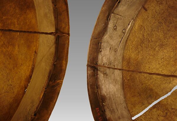 Frame Drum, Wood, skin, metal, Native American (Wasco, Tenino or Paiute)