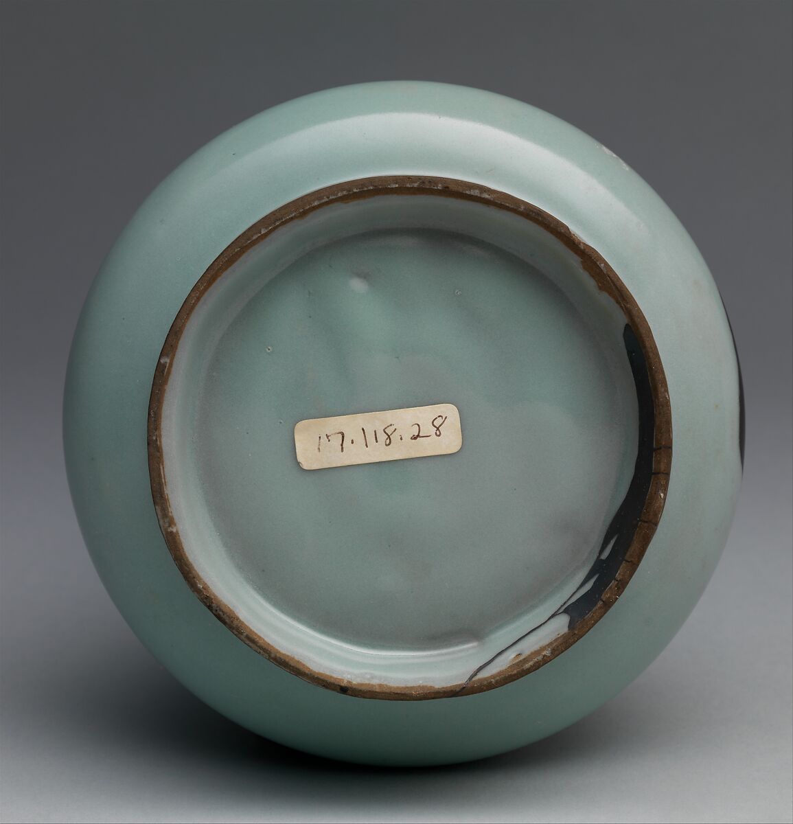 Vase, Stoneware with crackled glaze (Longquan ware), China