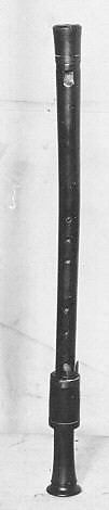 Bass Recorder in G, Wood, brass, Probably Italian 