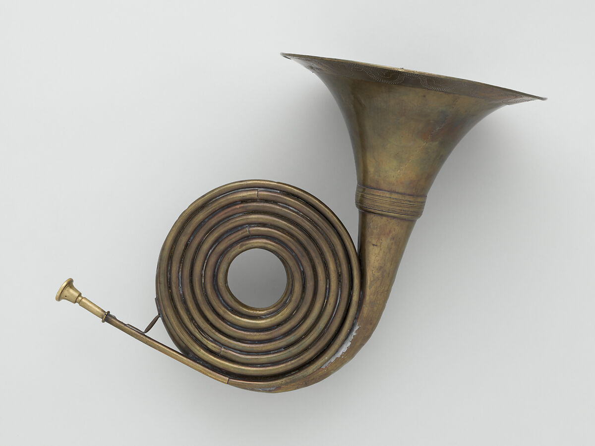 Trompe de Chasse in C, Joseph Raoux  French, Brass, French