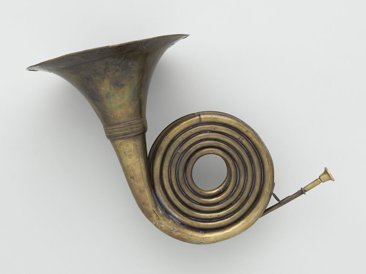 Trompe de Chasse in C, Joseph Raoux (French, Paris ca. 1725–1800), Brass, French