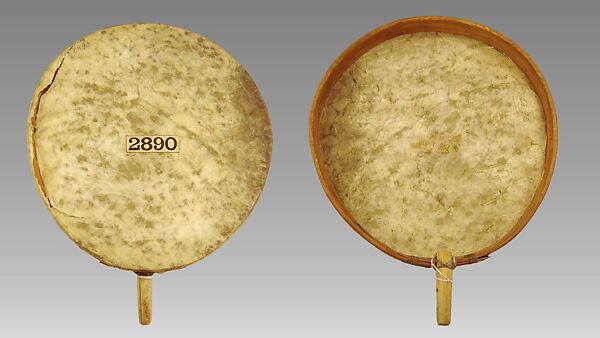 Kelyaut (frame drum), wood, sennet, Native American (Inuit)