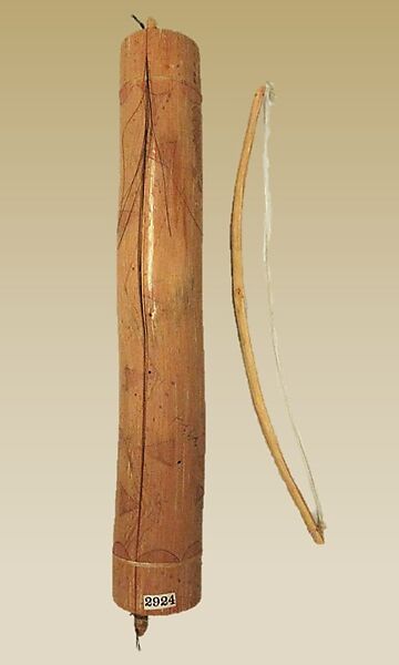 Tsii' Edo' Ai, Agave, horsehair, sinew, wood, Native American (Apache) 