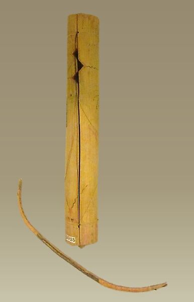 Tsii' Edo' Ai, agave, wood, sinew, horsehair, Native American (Apache) 