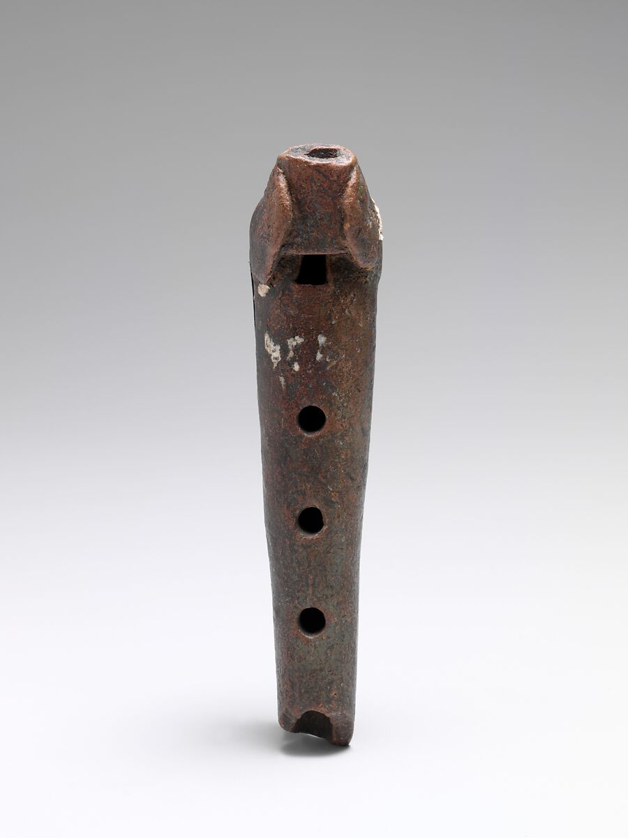 Pottery Flute, Clay, Mexican 