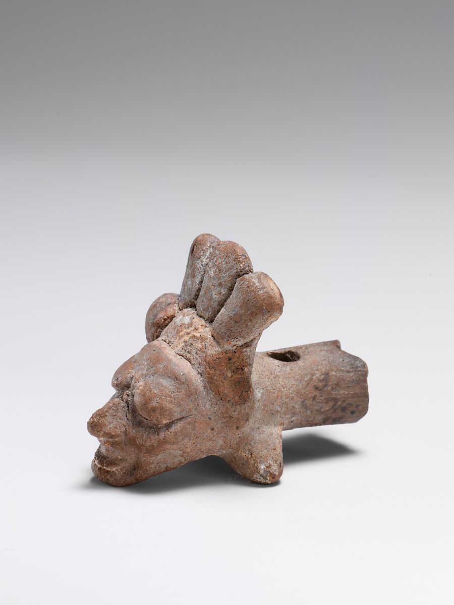 Pottery Flute, Clay, Mexican 