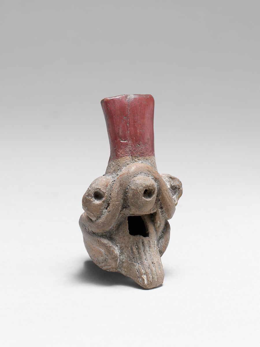 Pottery Whistle, Clay, Mexican 