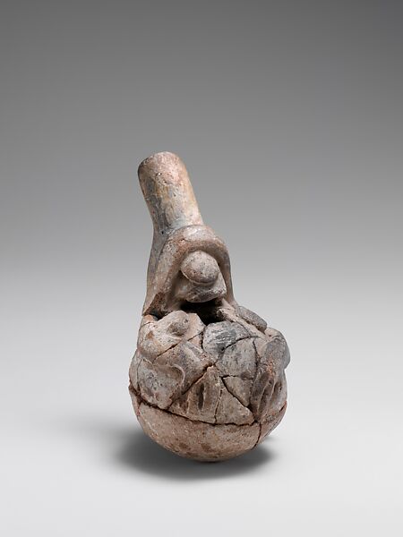 Pottery Whistle, Clay, Mexican 