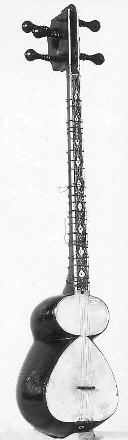 Tār, Wood, skin, ivory, Georgian