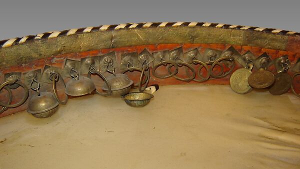 Dayere, Wood, ivory, skin, Iranian or Turkish