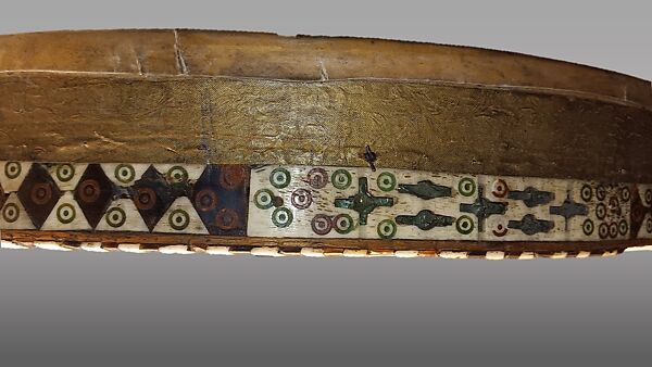 Dayere, Wood, ivory, skin, Iranian or Turkish