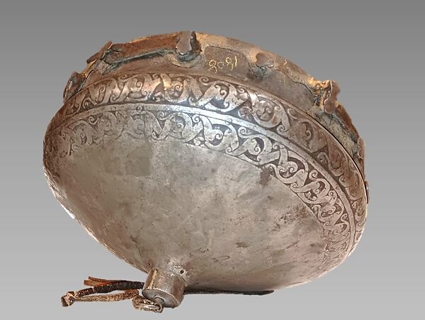 Ṭab'l-e bāz, Iron, skin, leather, Iranian (Persian)