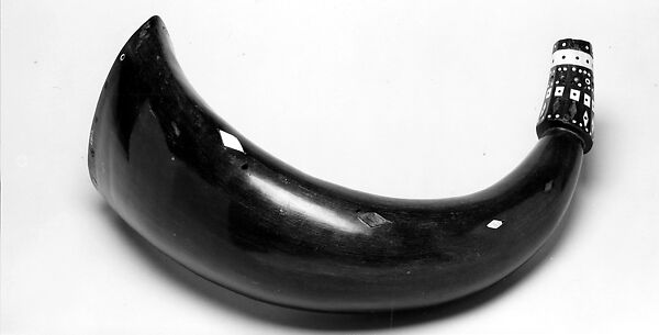 Horn, animal horn, ivory, Baganda 