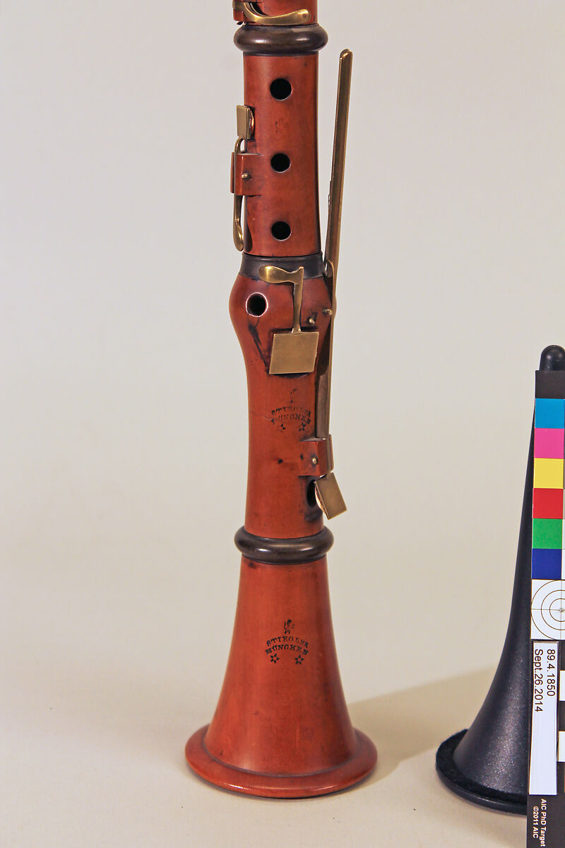Sopranino Clarinet in D, Max Stiegler, Various materials, German
