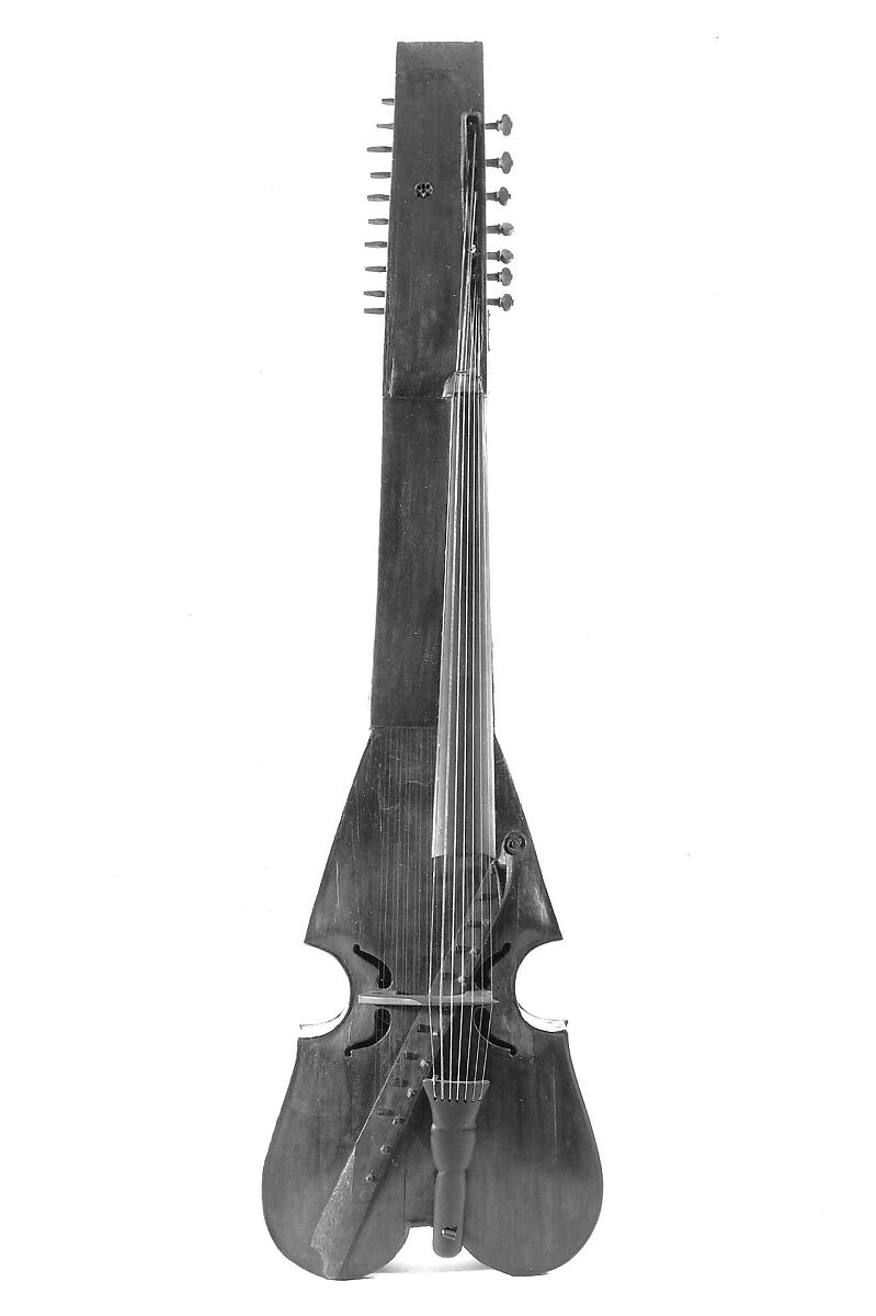 Baryton, attributed to Johann Joseph Stadlmann, Wood, Czech