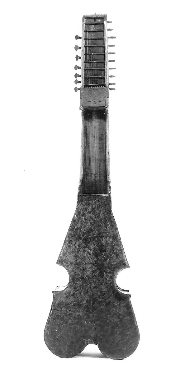 Baryton, attributed to Johann Joseph Stadlmann, Wood, Czech