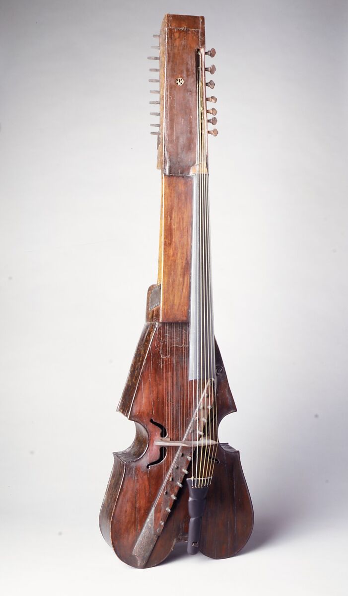 Baryton, attributed to Johann Joseph Stadlmann, Wood, Czech 