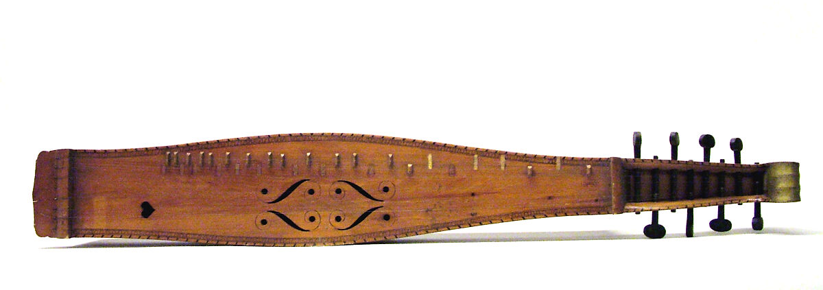 Langeleik, Wood, metal, Norwegian (Christiana)