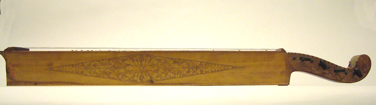 Langeleik, Wood, metal, Norwegian (Christiana)