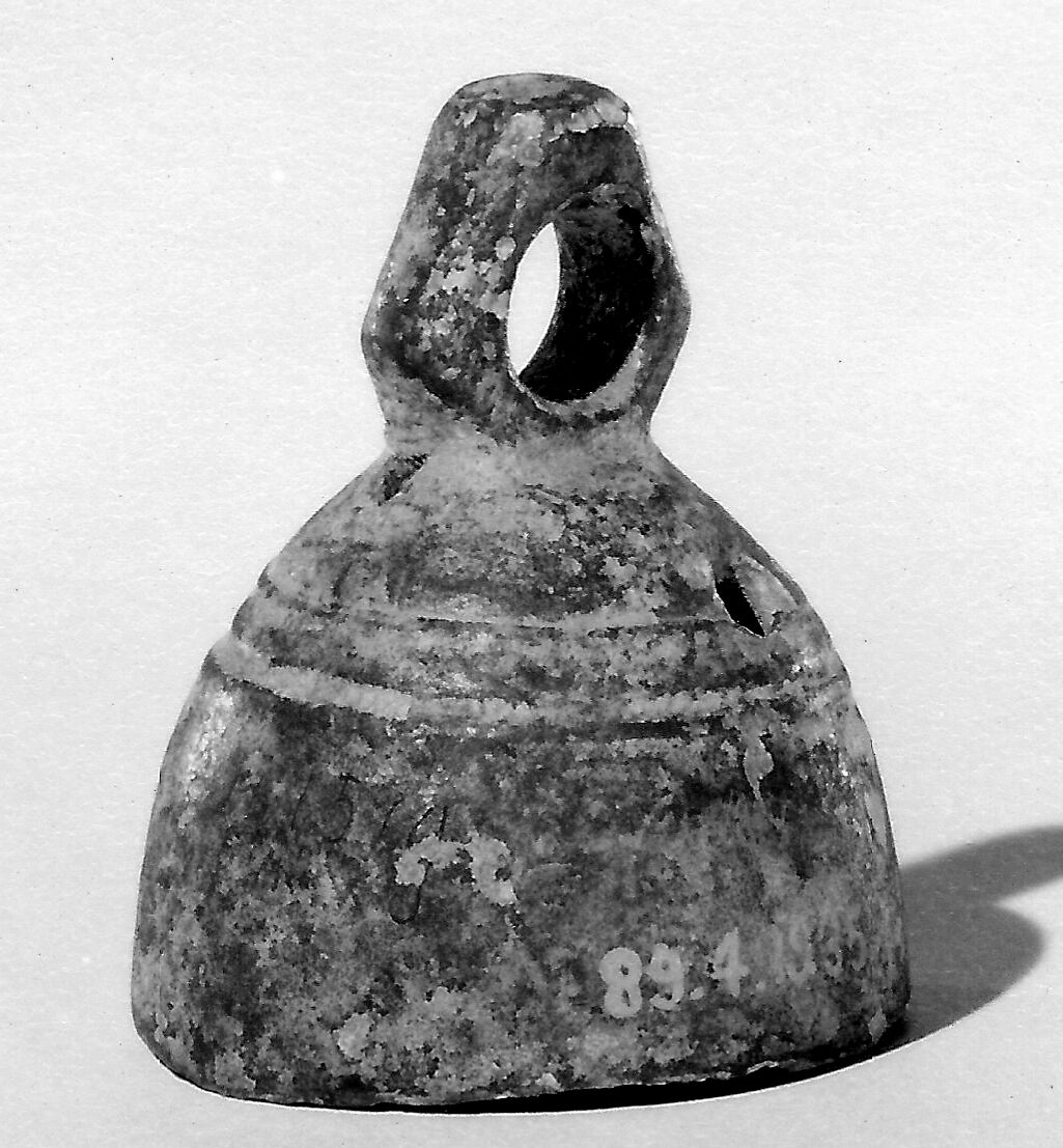 Bell, bronze, Italian (Ancient Roman) 