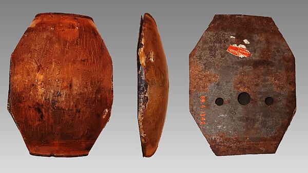 Triple Half-Stopped pipe, Wood, iron, resin, Native American (Northwest Coast)