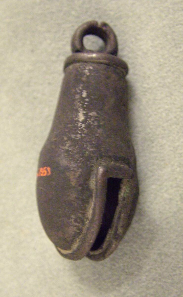 Crotal Bell, copper, Aztec 