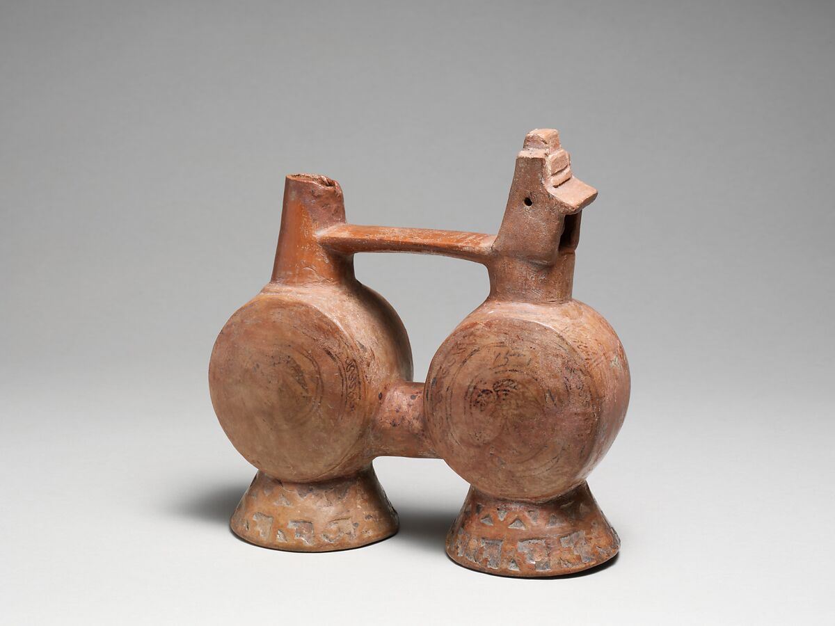 Whistling Jar, Clay, Peruvian 