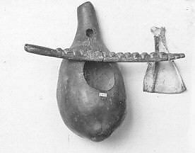 Truh-kun-pi, Hopi Indians, Bone, gourd, wood, Native American (Hopi)