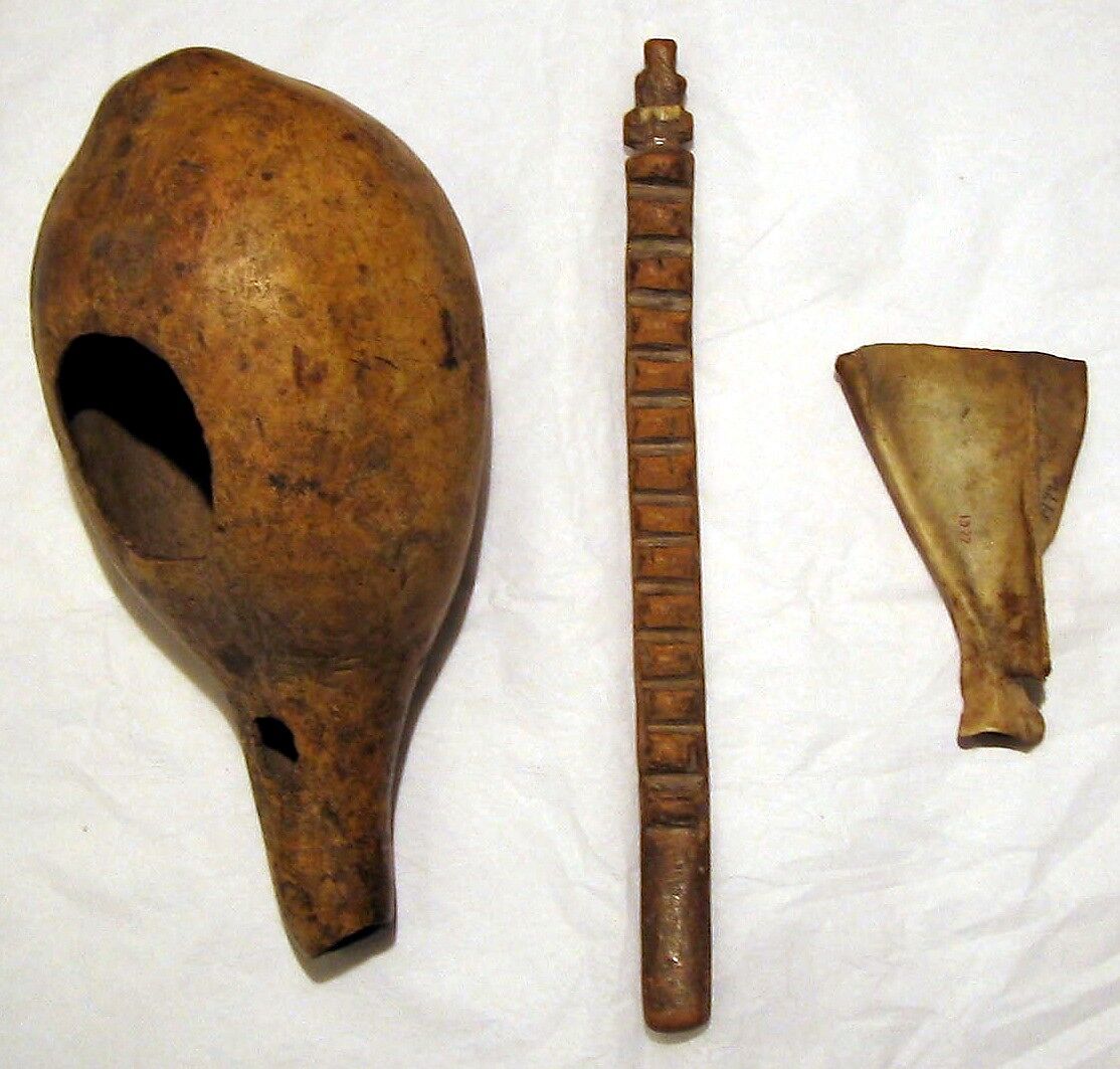 Truh-kun-pi, Hopi Indians, Bone, gourd, wood, Native American (Hopi)