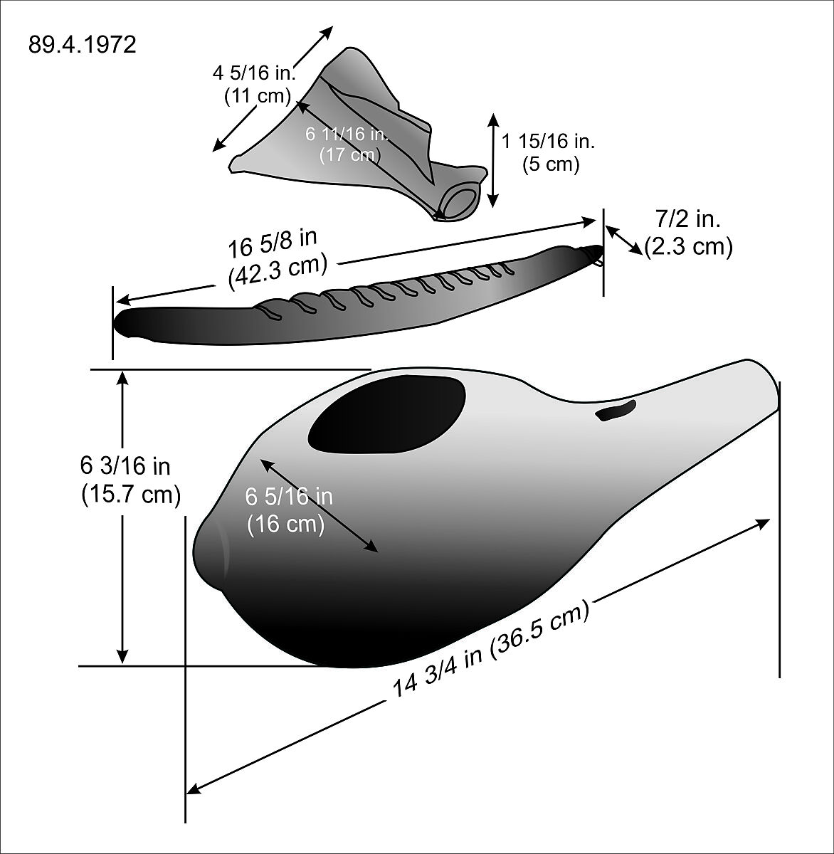 Truh-kun-pi, Hopi Indians, Bone, gourd, wood, Native American (Hopi)