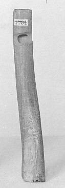 Bone Whistle, Bone, asphaltum, Native American (Mission Indians of the Channel Islands -Chumash) 