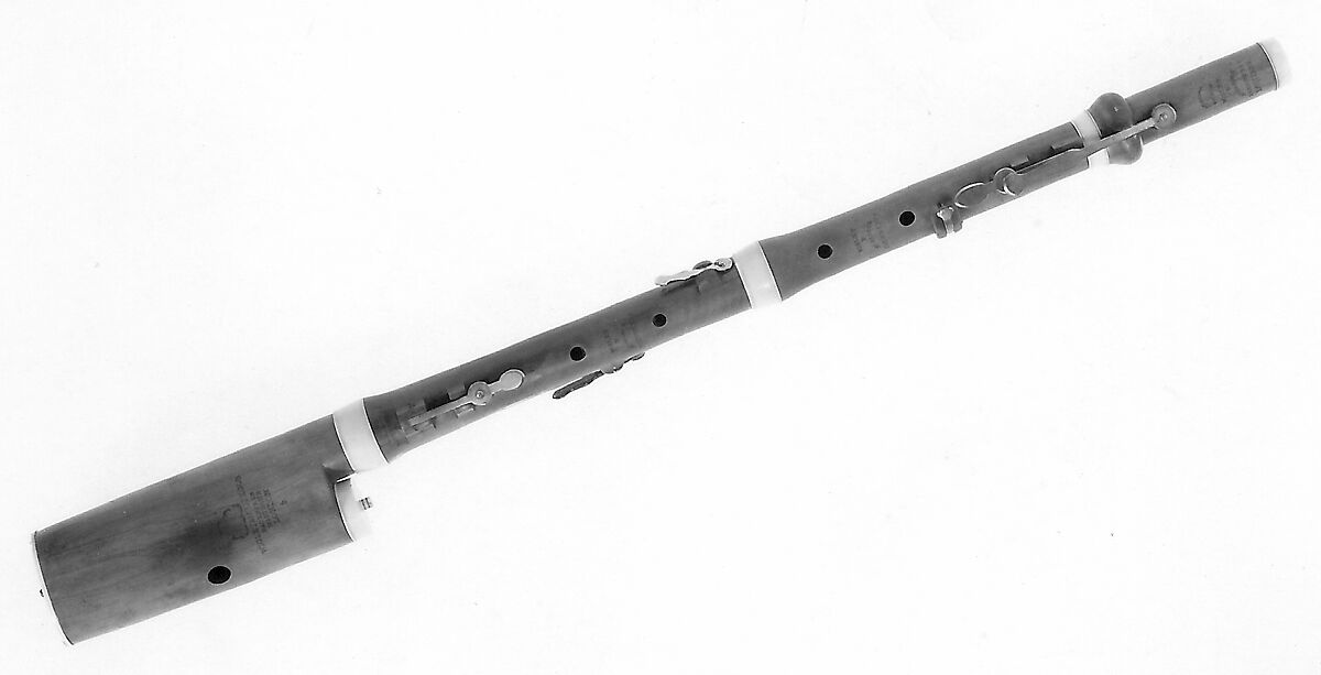 Transverse Flute in A, Wigley &amp; McGregor, Wood, silver, ivory, British 