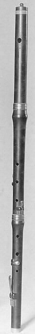 Transverse Flute in B-flat, Clementi &amp; Co. (British, London 1798–1828), ivory, wood, silver, British 