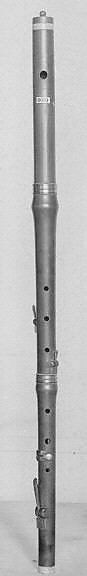 Transverse Flute in B-flat, Clementi &amp; Co. (British, London 1798–1828), ivory, wood, silver, British