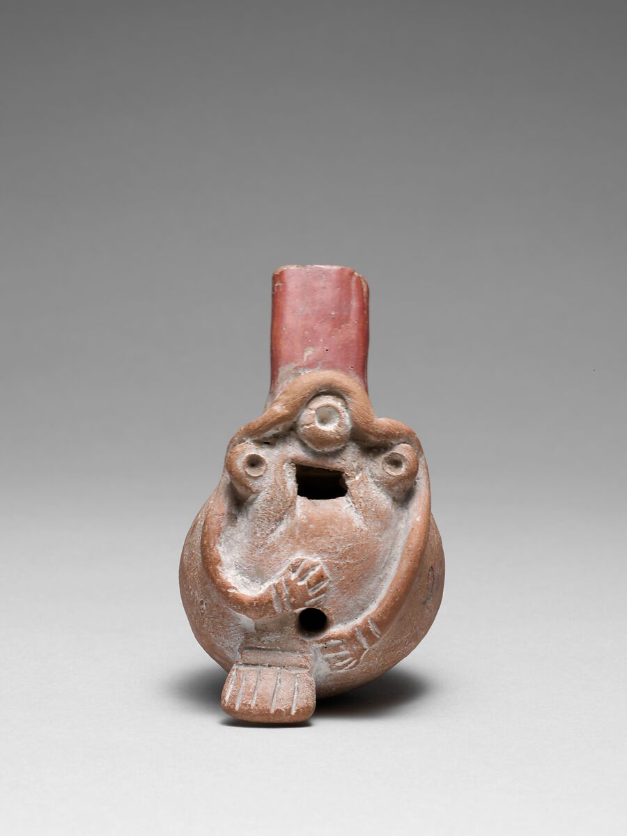 Pottery Whistle, Clay, Mexican 