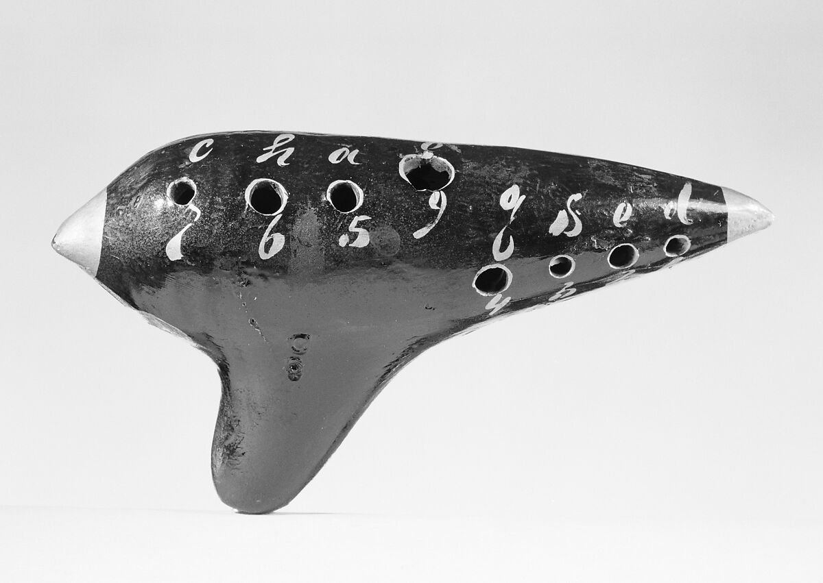 Ocarina, Heinrich Fiehn (Austrian, Vienna flourished ca. 1876–1920 Vienna), Clay, Austrian 